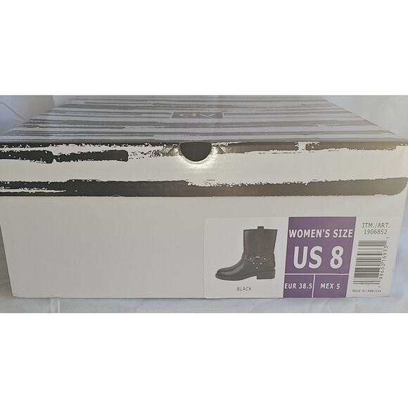 DV Dolce Vita Women's Poca Harness-Strap Moto Booties - Picture 6 of 6